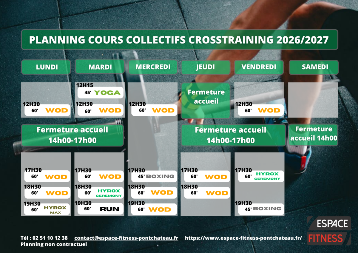 CrossTraining - Espace Fitness